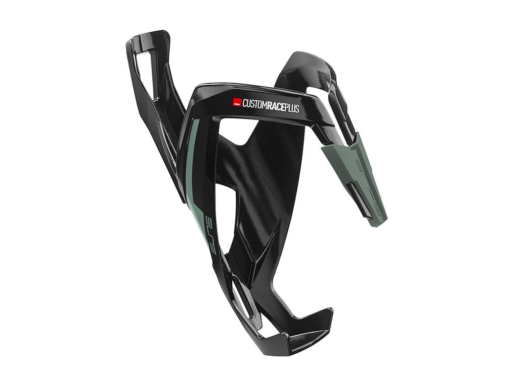 Suporte de Garrafa Elite Custom Race Plus- Preto/ Verde