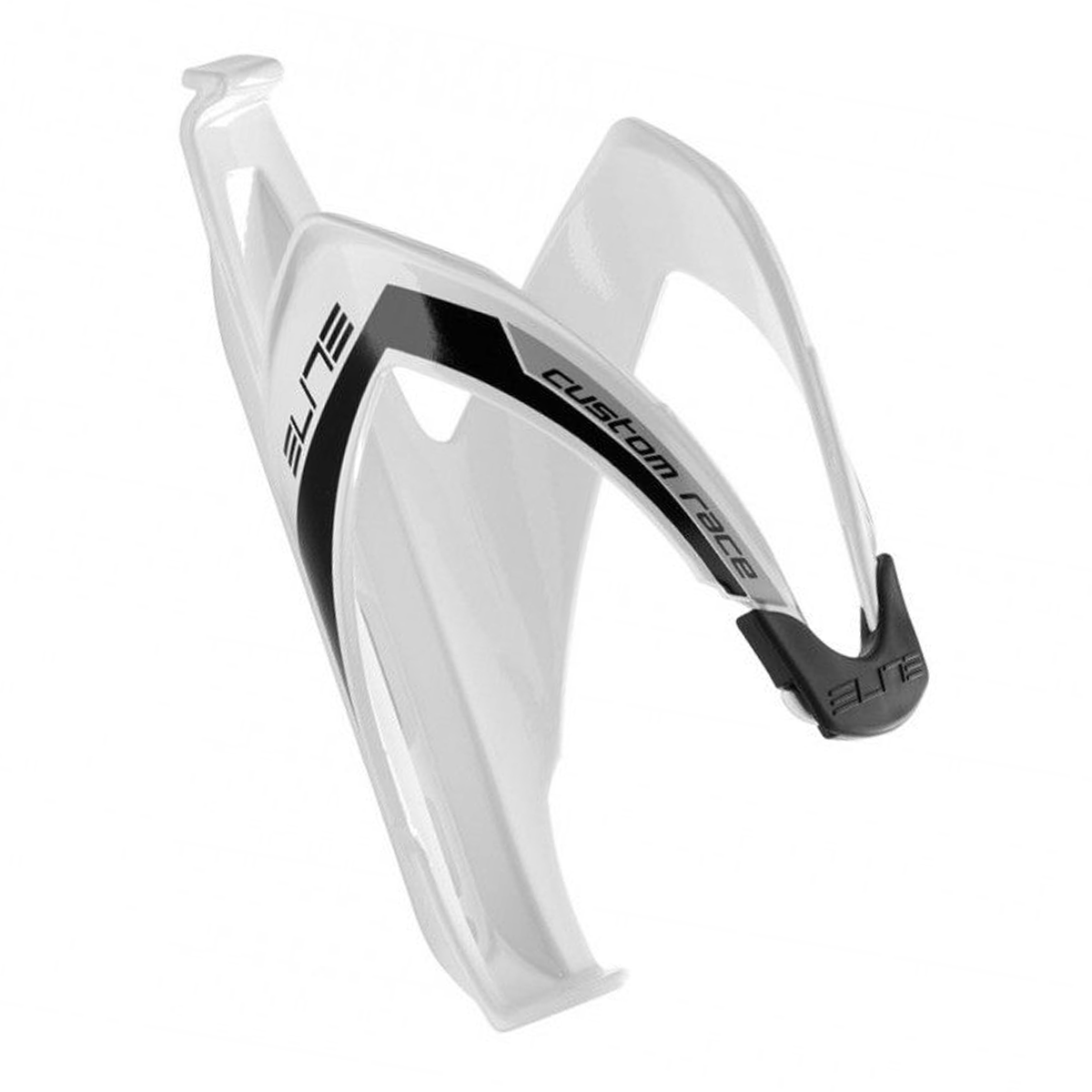 Suporte de Garrafa Elite Custom Race- Preto e Branco