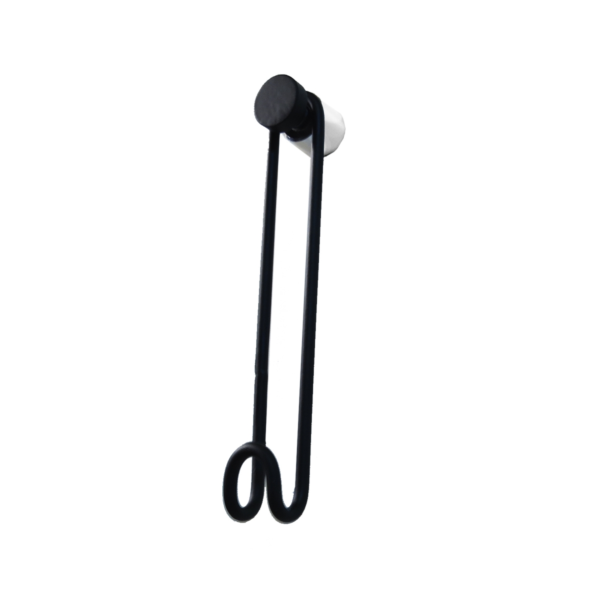 Pendurador Gancho Multiuso Wire Minimals Stick Preto 15x2,5cm