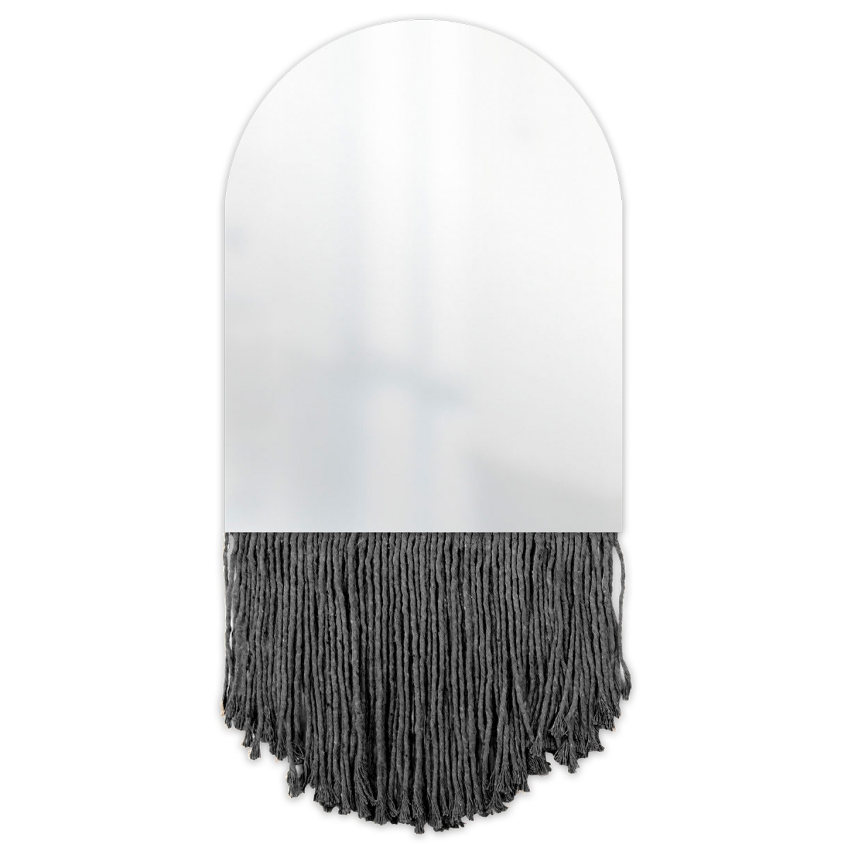 Espelho Decorativo Church Bangs Preto 47x37cm