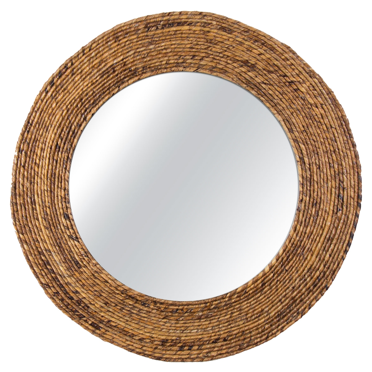 Espelho Decorativo Nature Bananeira 70cm Redondo