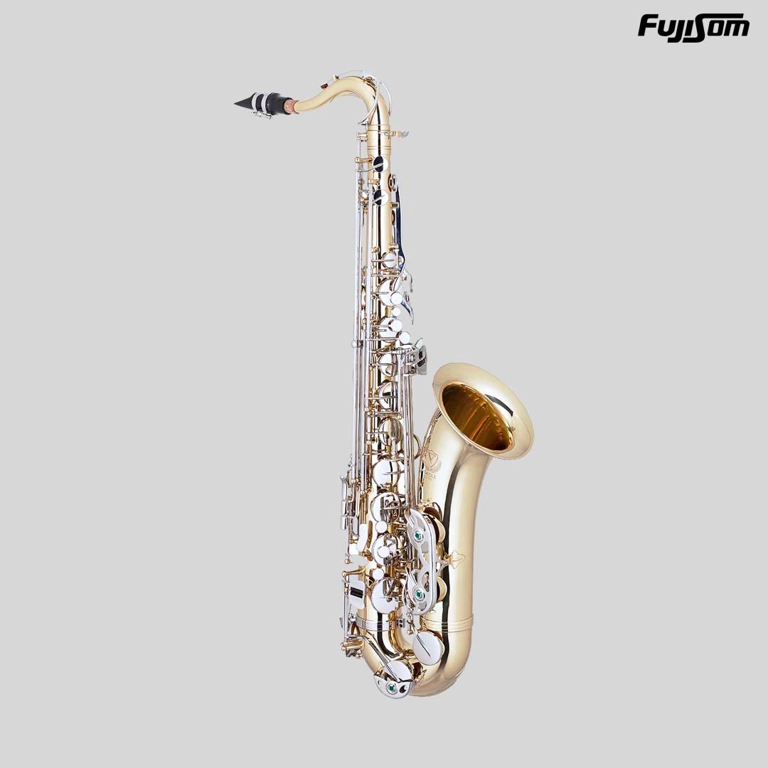 SAX TENOR EAGLE ST 503LN AFINAÇÃO Bb DOURADO COM CHAVES NÍQUELADAS