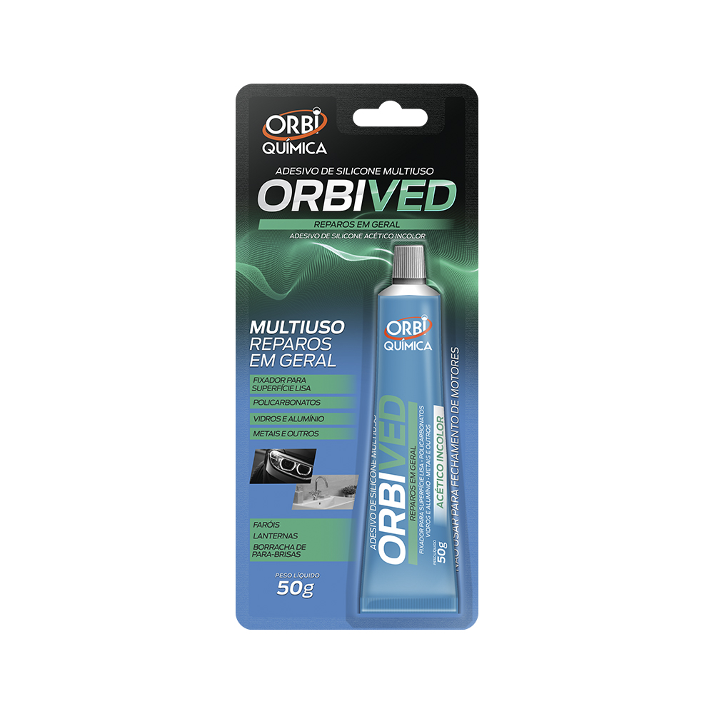 ORBIVED SELANTE ACETICO 50G - INCOLOR