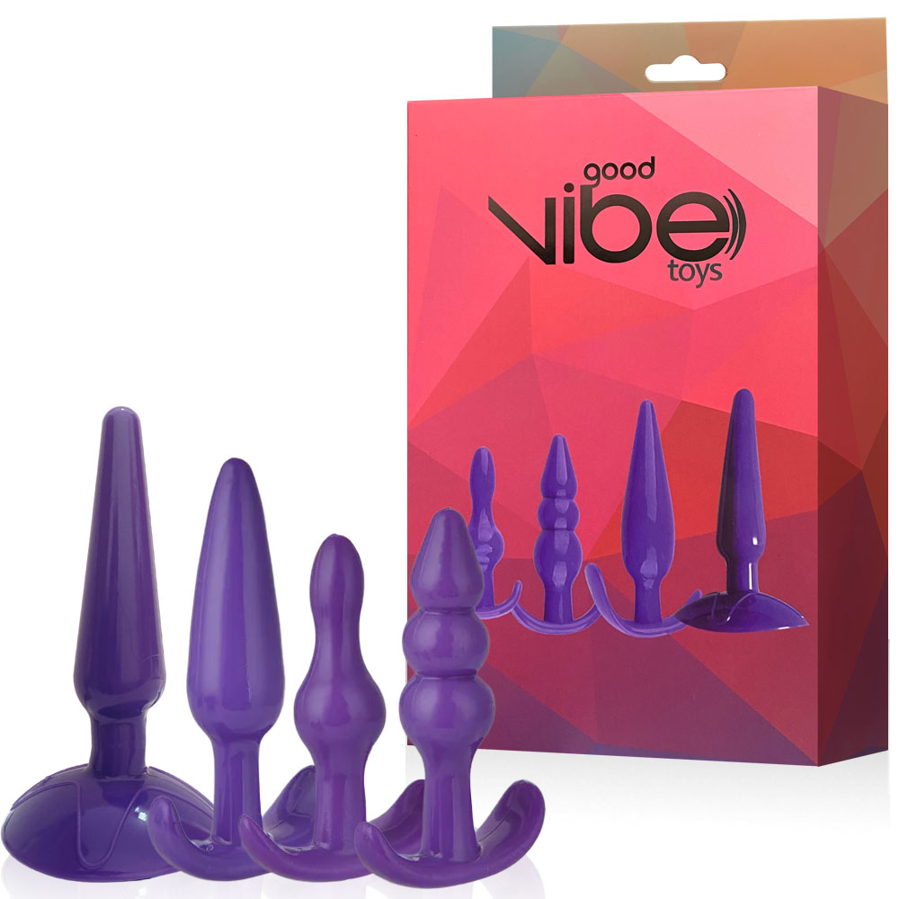 Kit com 4 Plugs Anais com Diferentes Diâmetros ? GOOD VIBE TOYS ? RP-004