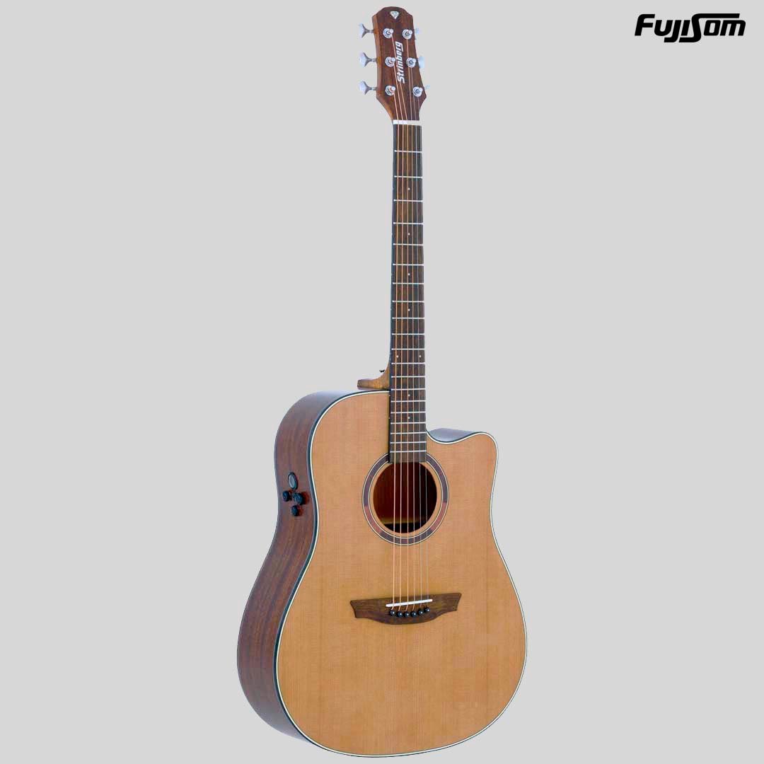 VIOLÃO STRINBERG DIAMOND AÇO FOLK DD-1C NATURAL SA