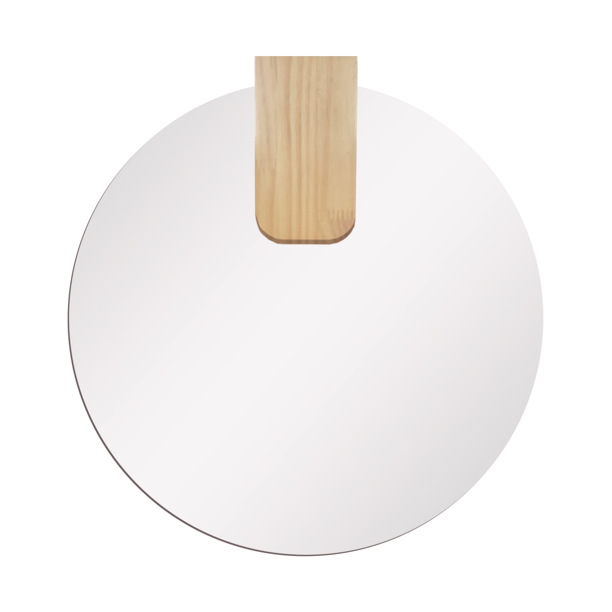 Espelho Decorativo Choker Pinus 50cm Redondo Cantos