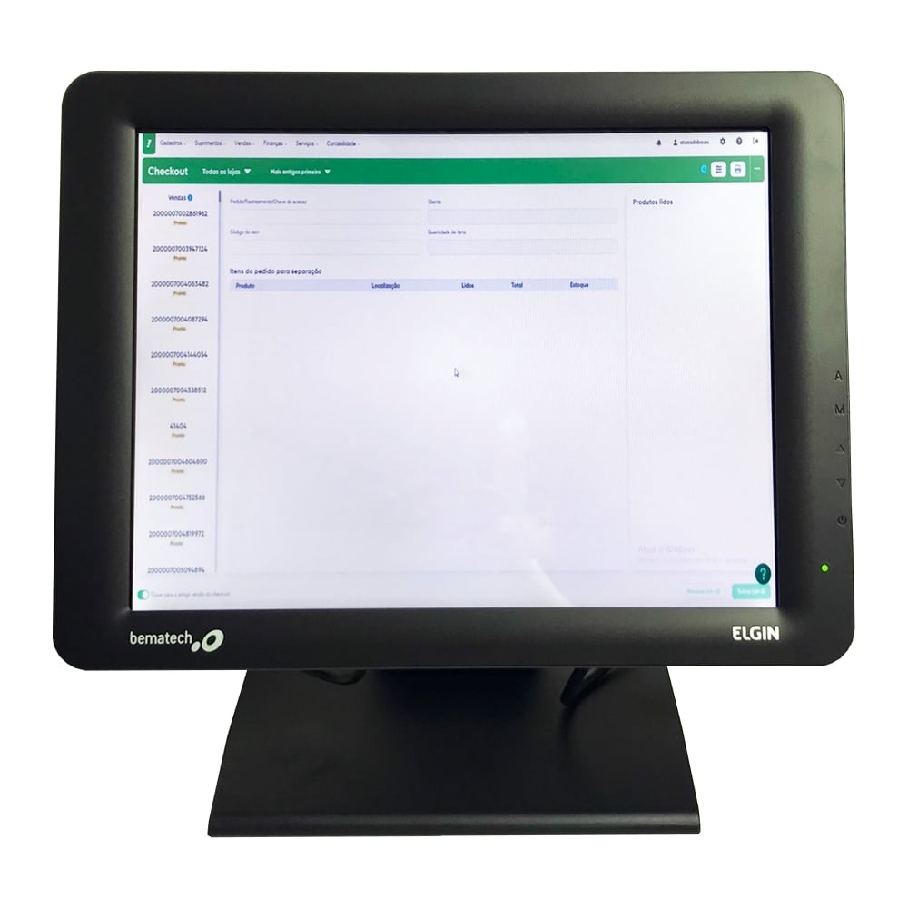 MONITOR 15 POL HDMI TOUCH BEMATECH CM15H