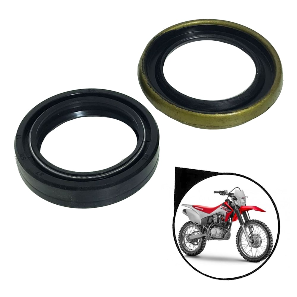 Par Retentor Bengala Crf 230F 2003 - 2018 / Xlx 350 1987 - 1990 / Sahara 350 1991 - 1999