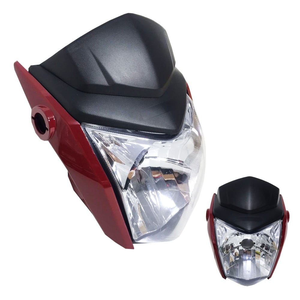  Farol Completo Honda Cg 160 Fan Start Vermelho