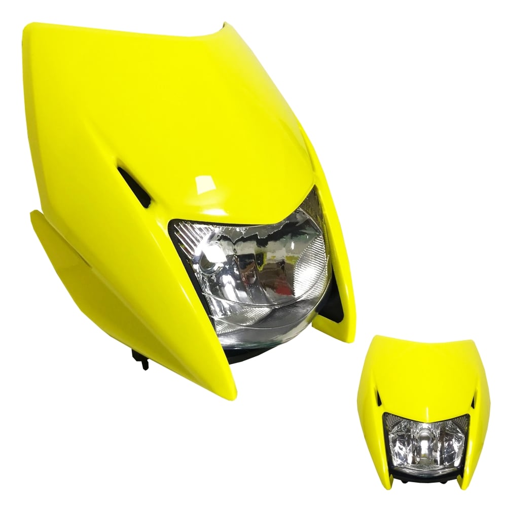 FRENTE farol NXR 150 BROS 2009 - AMARELO