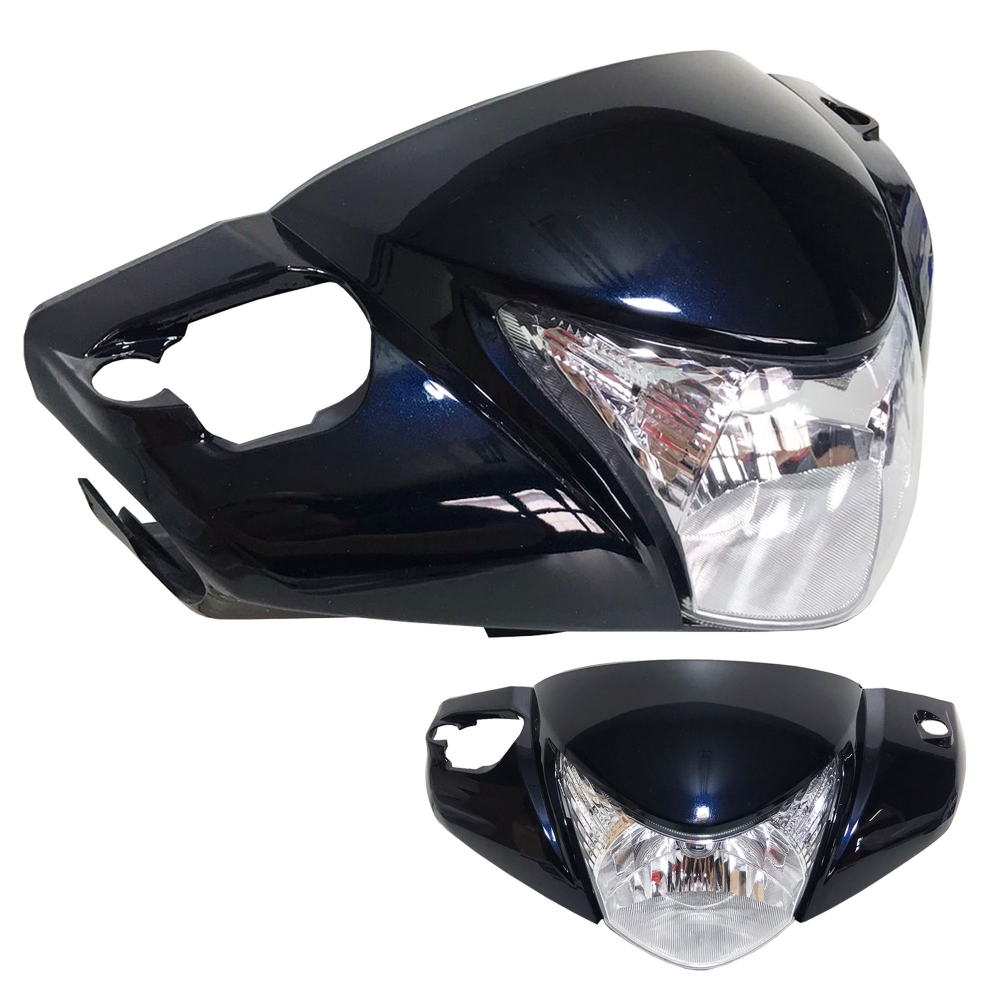 Farol Completo Honda Biz 125 Freio Disco 2011 Até 2016 Azul