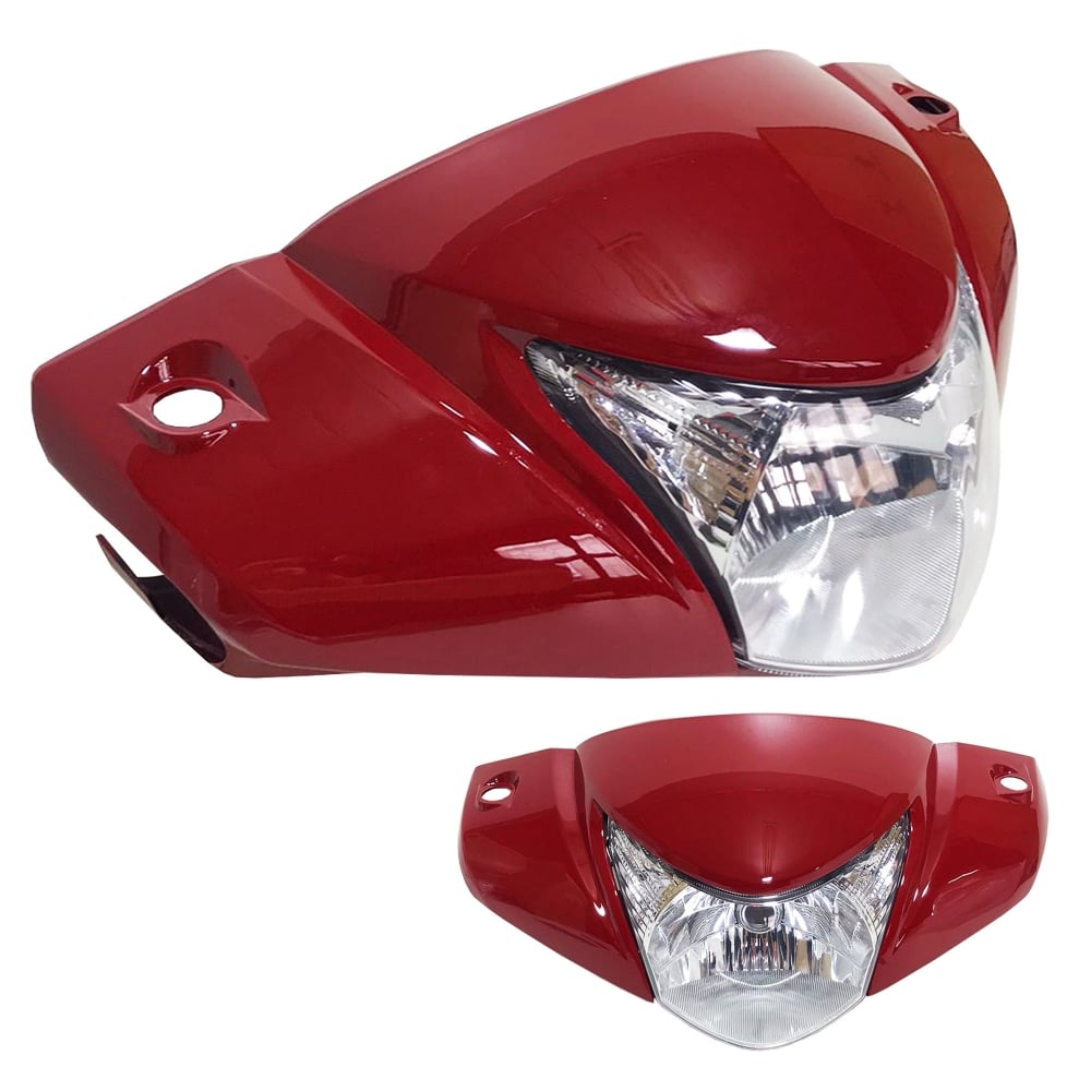 Farol Completo Honda Biz 125 Vermelho 2017