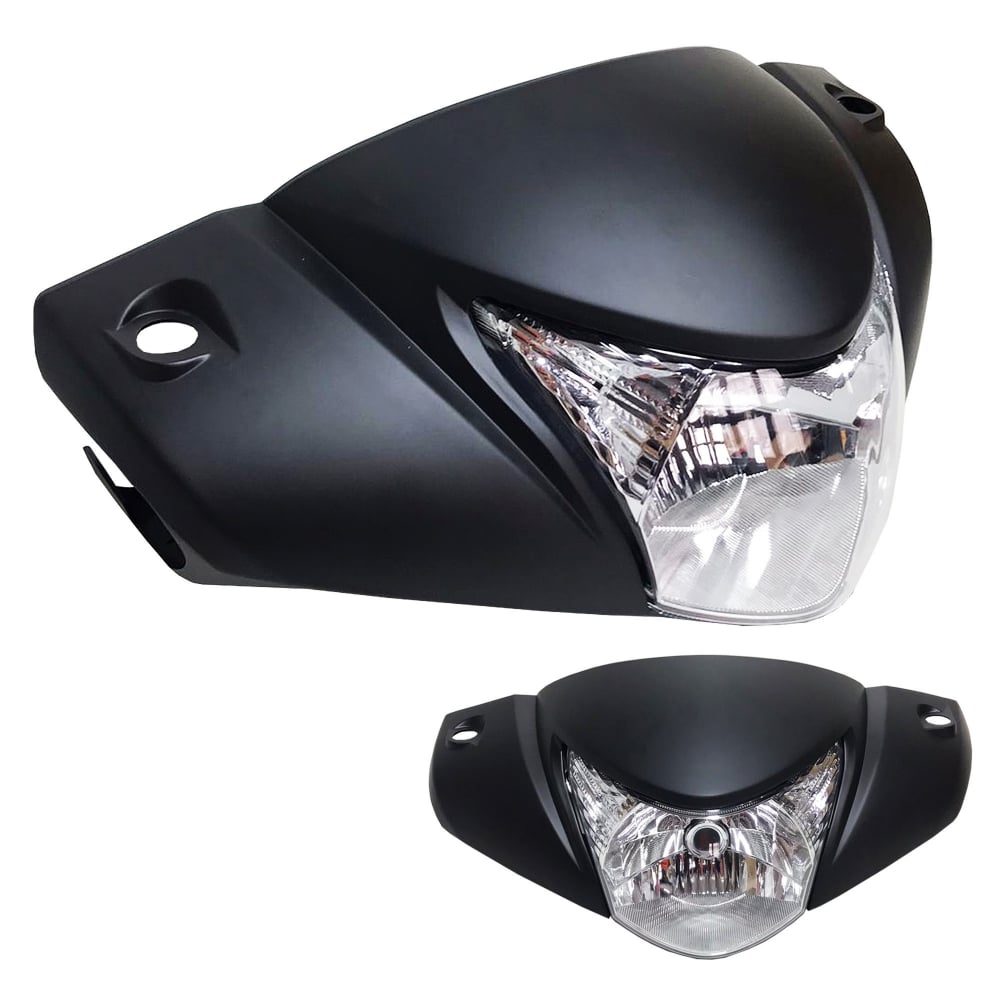 Farol Completo Honda Biz 125 Preto Fosco 2015