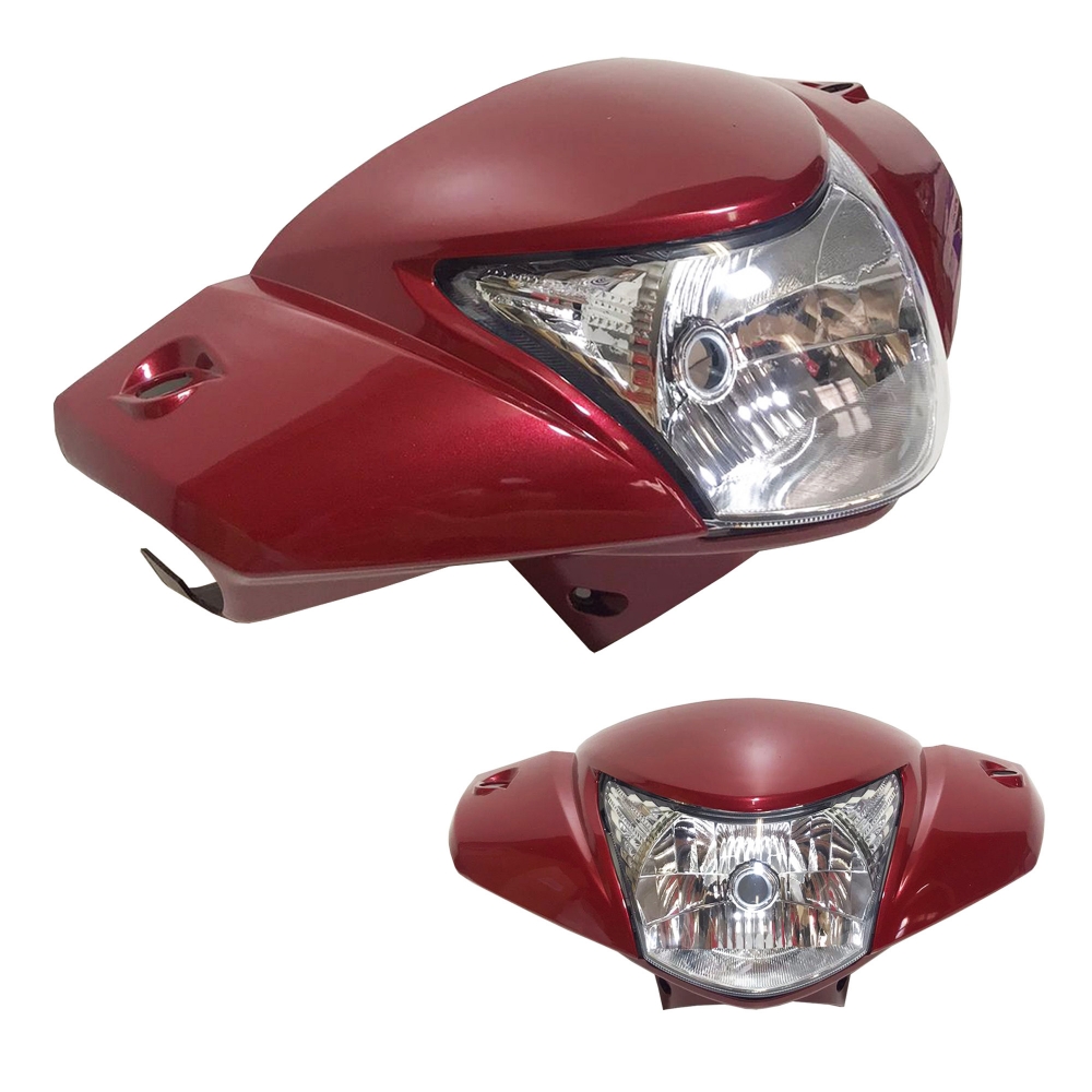 Farol Completo Honda Biz 125 2013 Ate 2015 Vermelho