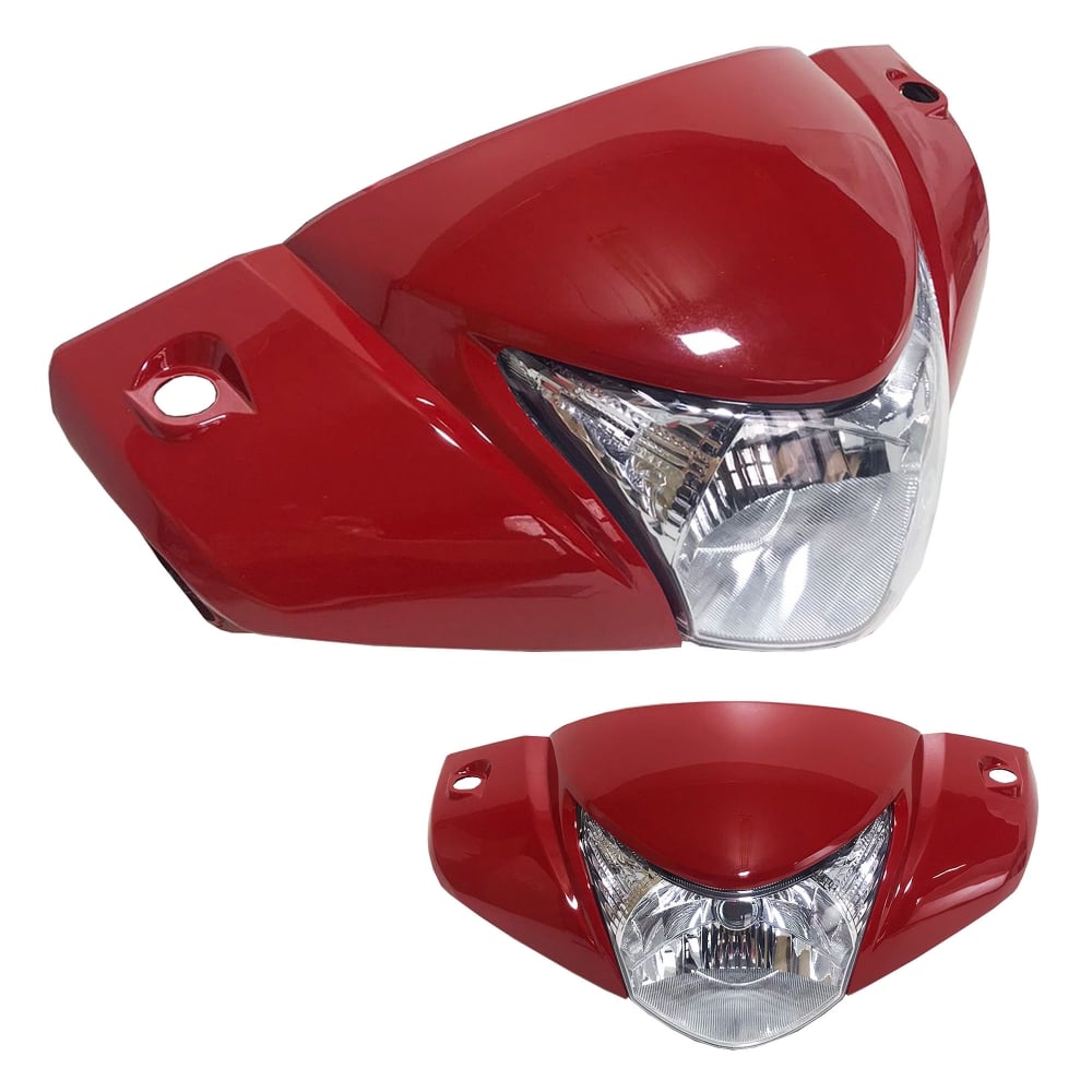 Farol Completo Honda Biz 125 Vermelho 2011 2012