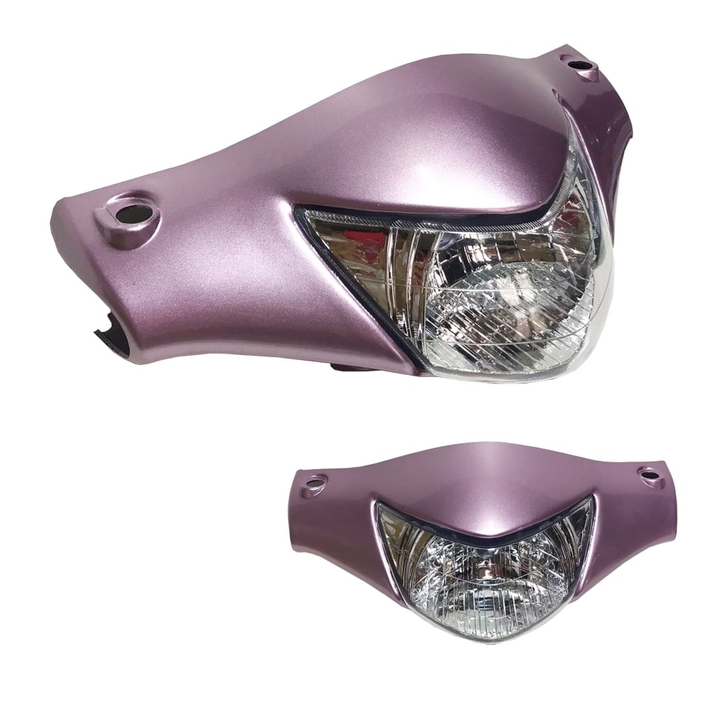 Farol Completo Honda Biz 125 2010 Rosa Perolizado