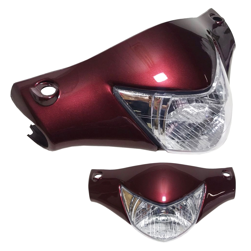 Farol Completo Honda Biz 125 2009 Vermelha