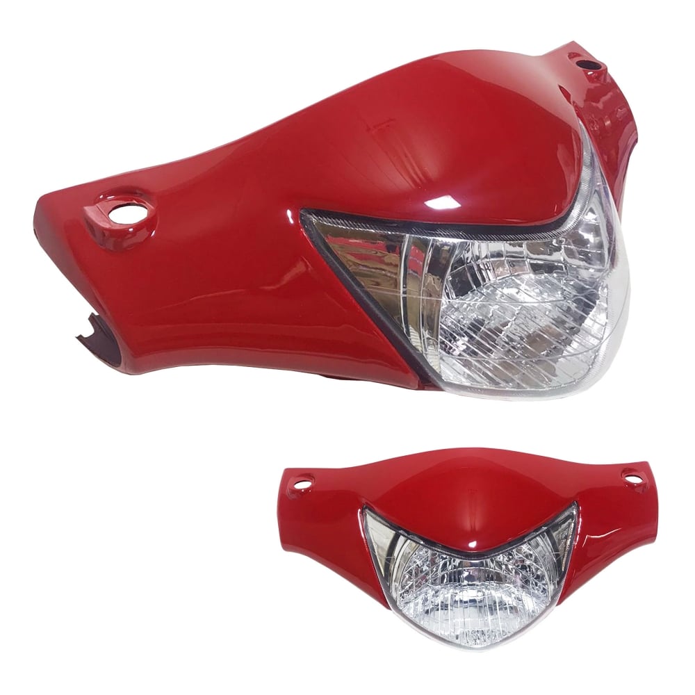 Farol Completo Honda Biz 125 2010 Vermelha