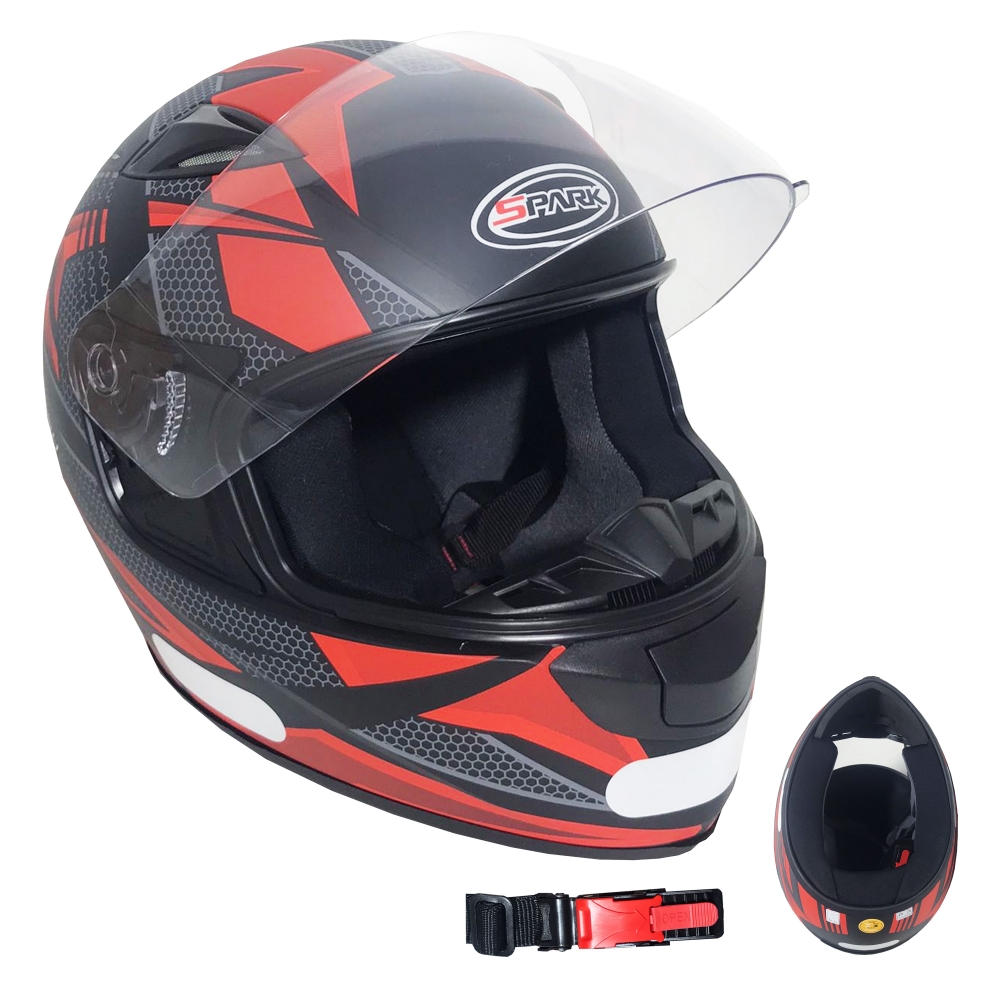 Spark Flash Preto/Vermelho Nº 58