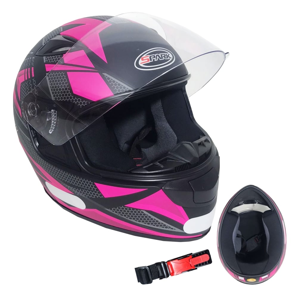 Spark Flash Preto/Rosa Nº 60