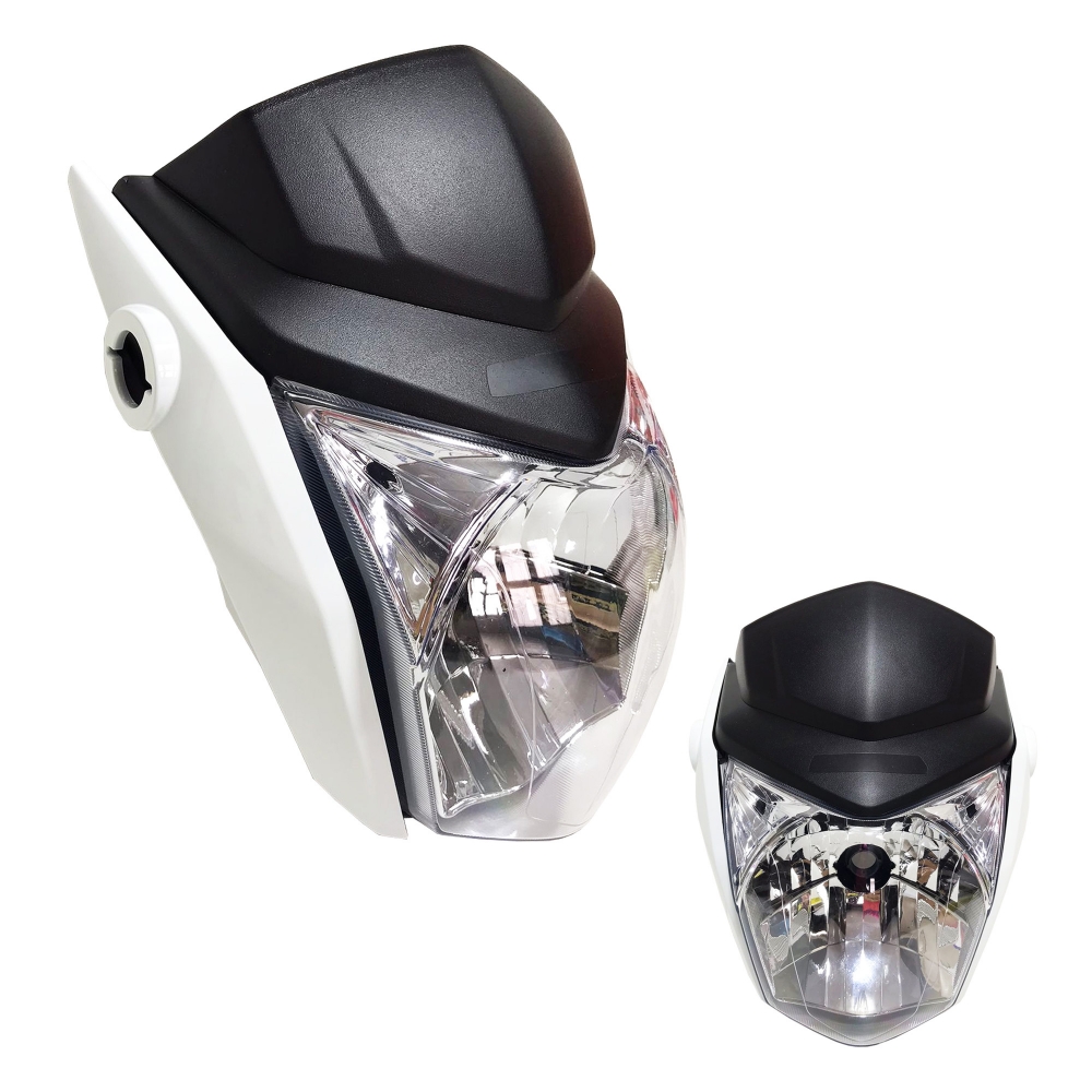 Frente Farol Completo Branco Honda Cg 160 Fan Start