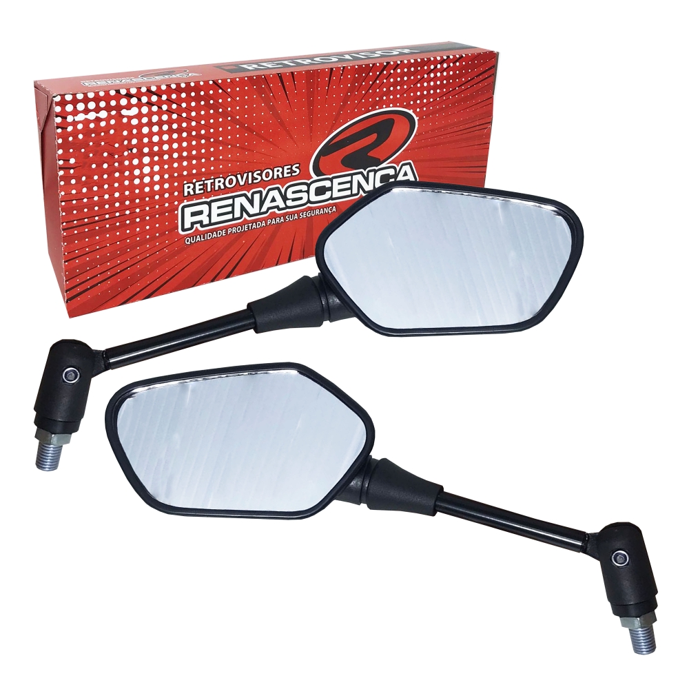 Par Espelho Retrovisor Mini Articulado Cb 300 2009 Até 2015