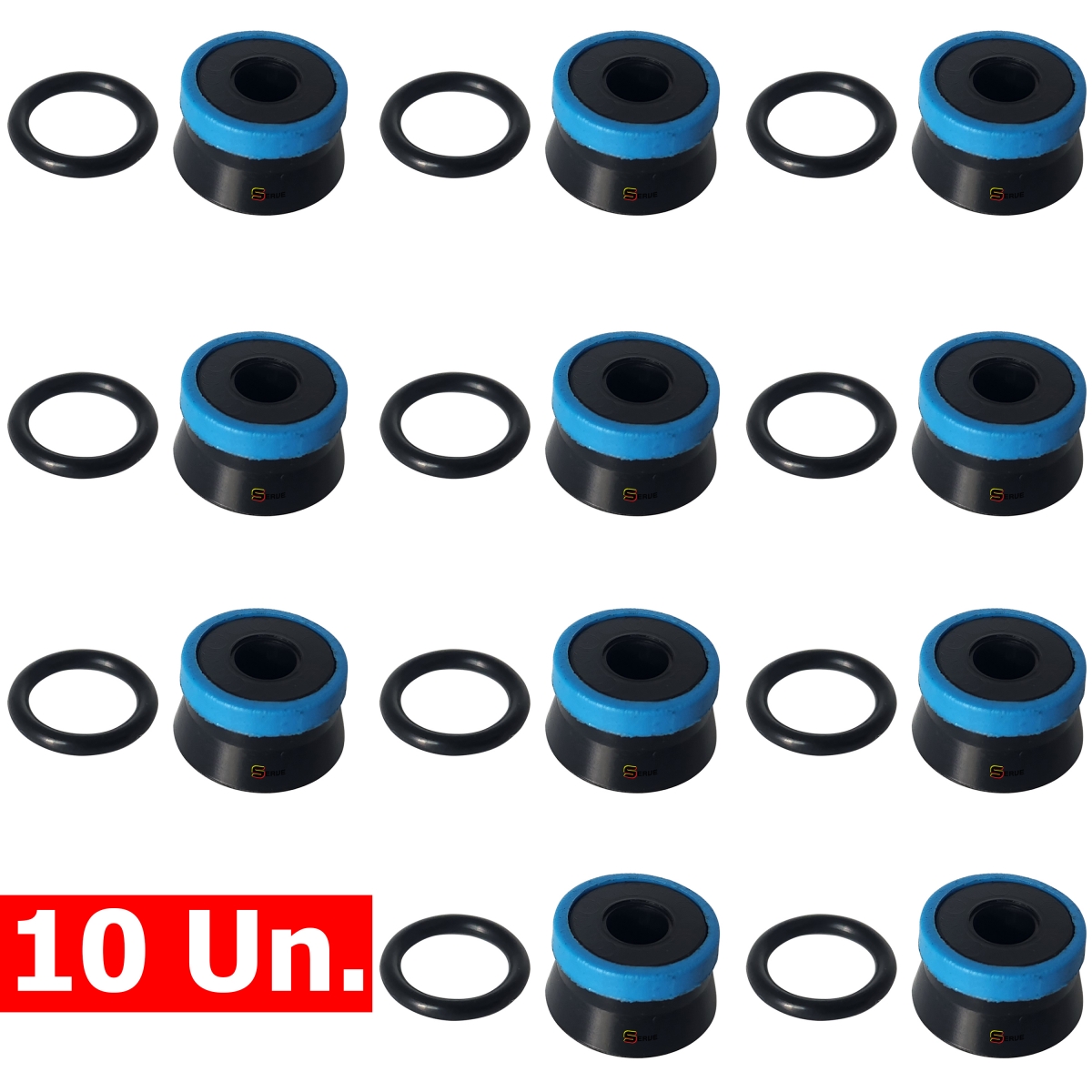 10 Unidades Reparo Do Pistão Injetor Bombinha 12mm Do Macaco Hidráulico