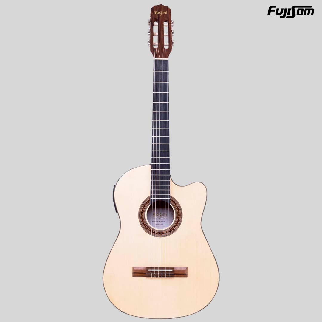 VIOLÃO ROZINI NYLON FLAT RX-515 AT NATURAL FOSCO