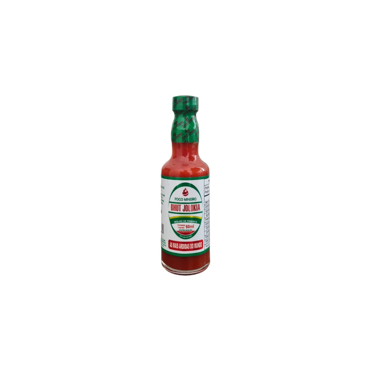Molho De Pimenta Bhut Jolokia 60ml