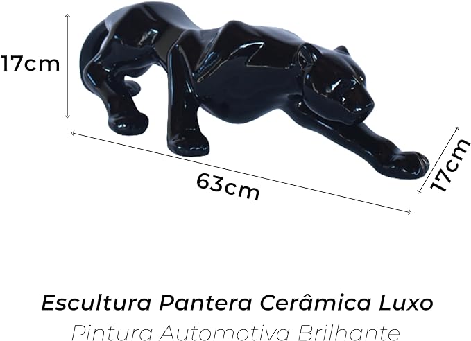 Pantera Negra - Média 63c x 17h x 17p