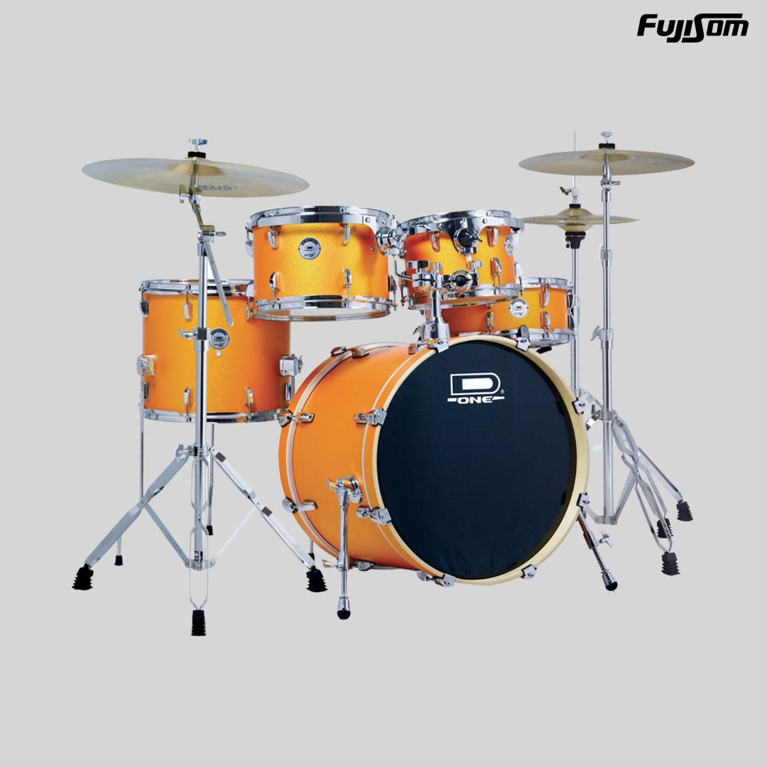 BATERIA D ONE DR20 ORANGE SATIN SPARKLE COM FERRAGEM