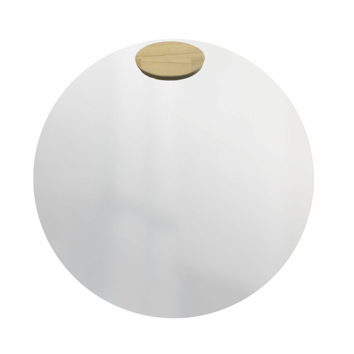 Espelho Decorativo Aplique Oval Pinus 60cm Redondo