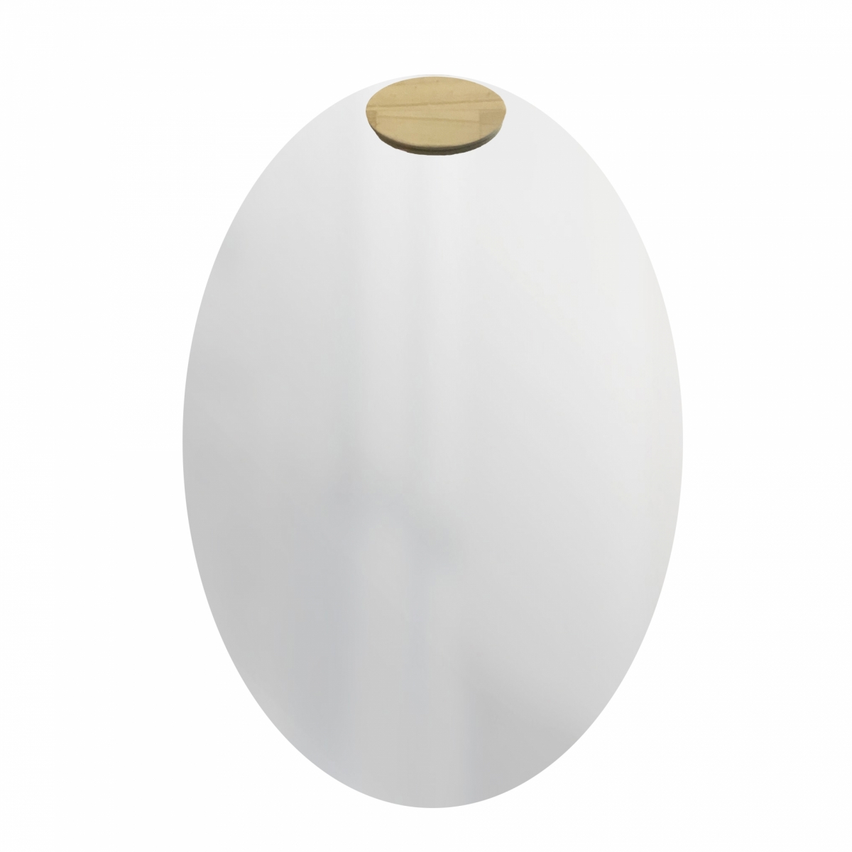Espelho Decorativo Aplique Oval Pinus 60x40cm Oval