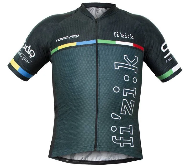 Camisa Ciclismo Royal Pro Fizik Crankbrothers Marcio May- Verde