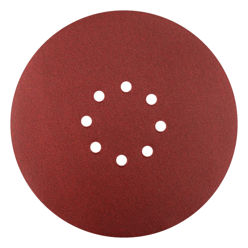 Disco de Lixa 225mm com Velcro #50 8 furos teto - pct c/ 5 unid.