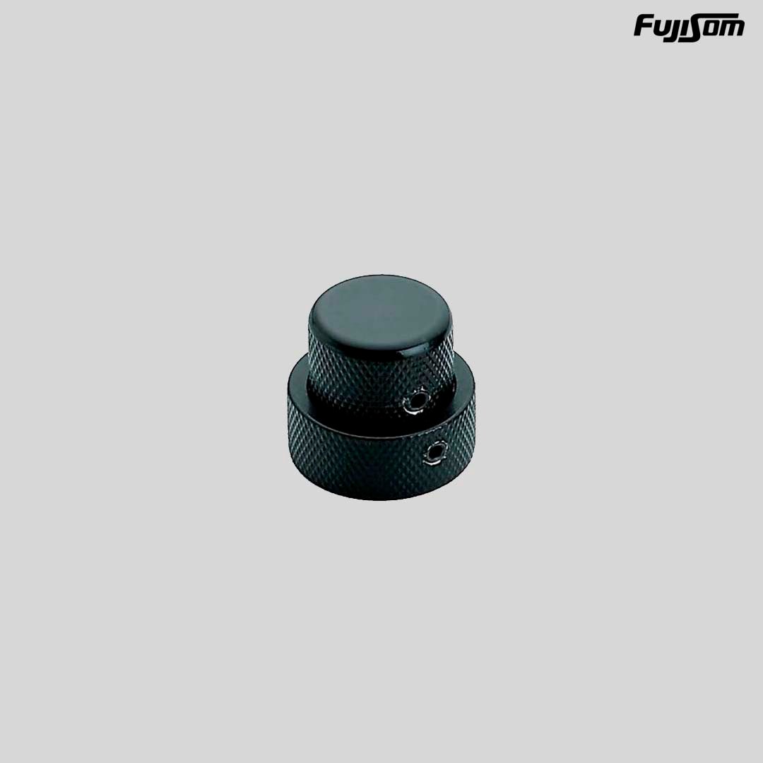 KNOB DOLPHIN PARA GUITARRA PF FIN PUSH PULL PRETO