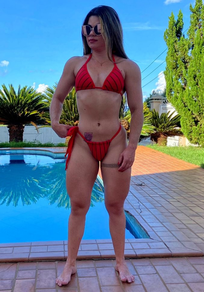Biquíni Vermelho Listrado