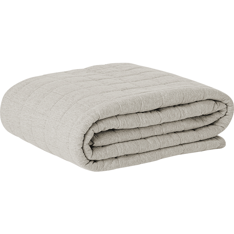 Cobre Leito Tecebem Solteiro Malha 100% Algodão Lisa em Matelasse 170 x 240cm Trigo