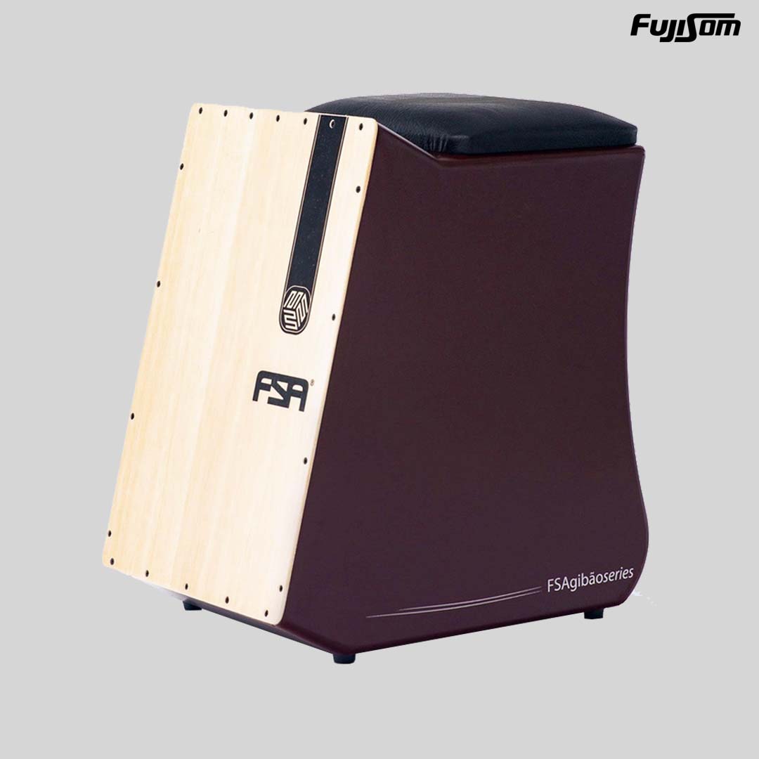 CAJON FSA GIBÃO COM CAPTAÇÃO DUPLA FGB-6504 TABACO