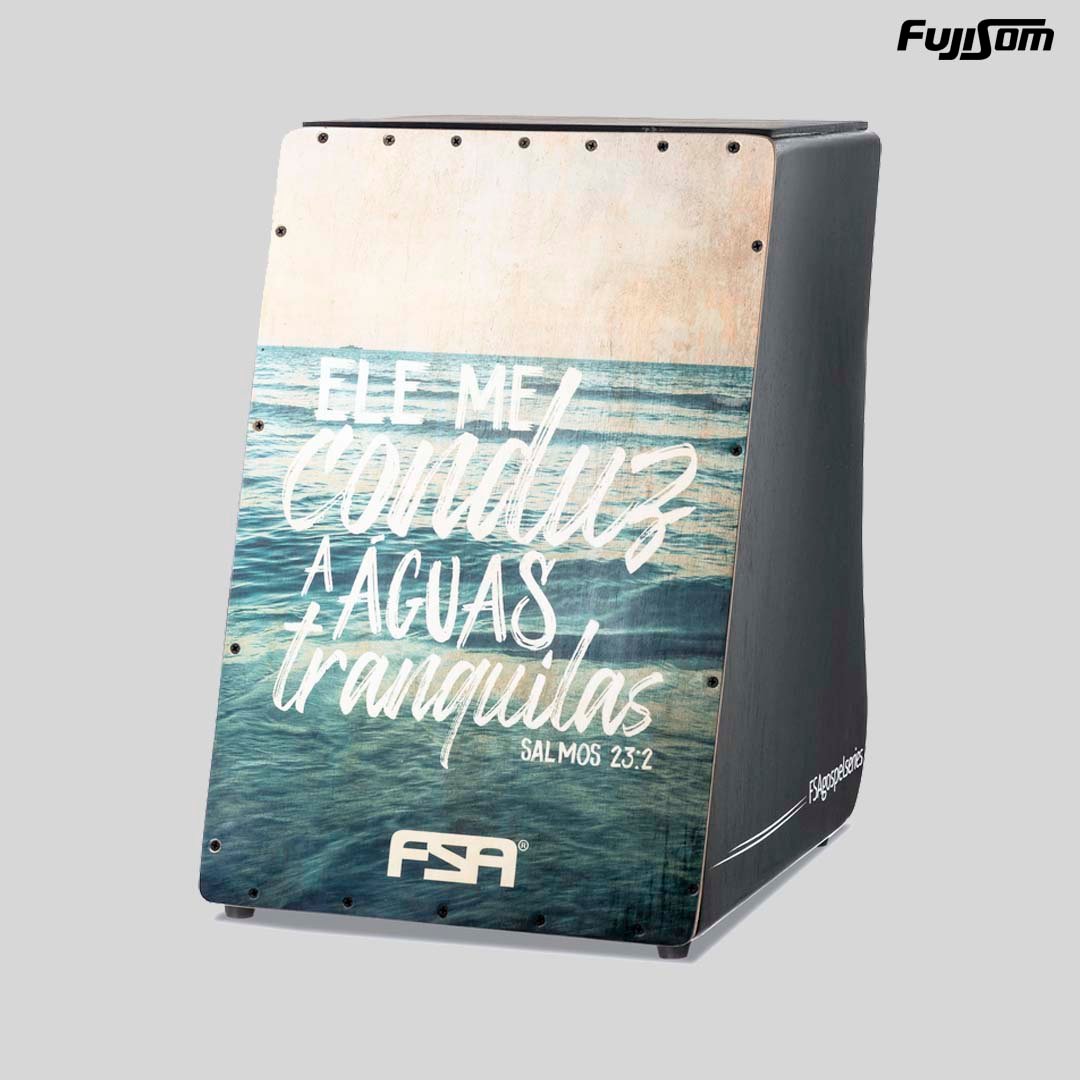 CAJON FSA GOSPEL COM CAPTAÇÃO DUPLA FG-1511 AGUAS