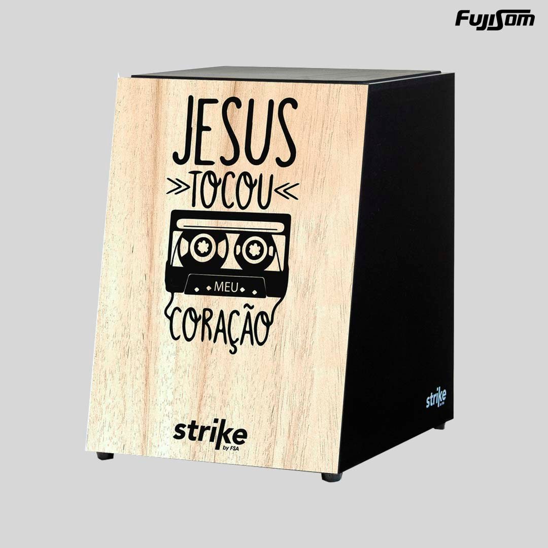 CAJON FSA ACUSTICO SK-4054 JESUS TOCOU MEU CORAÇÃO