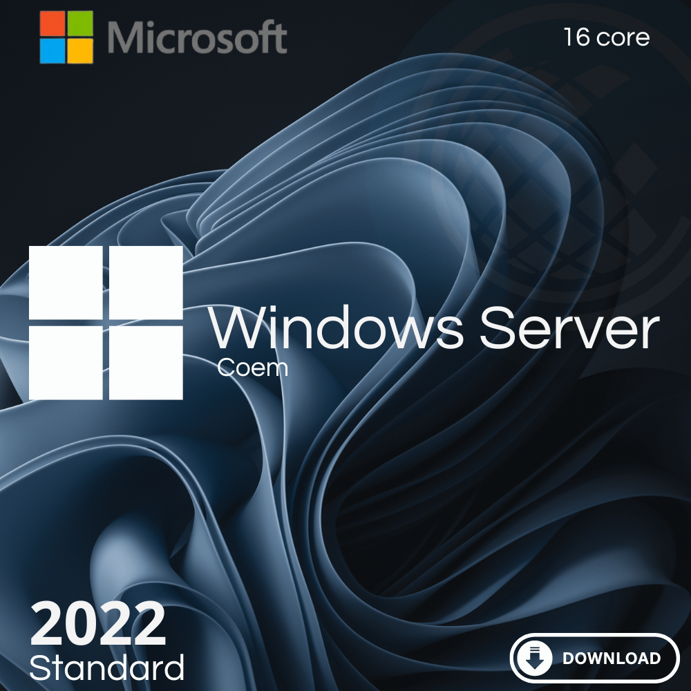 Windows Server Standard 2022, Coem Bra 16 Core - P73-083235