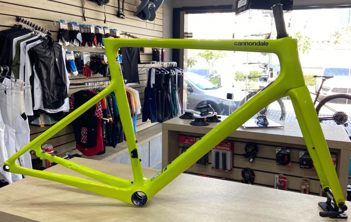 Quadro Cannondale SuperSix Evo Carbon Disc Verde- Tam 54