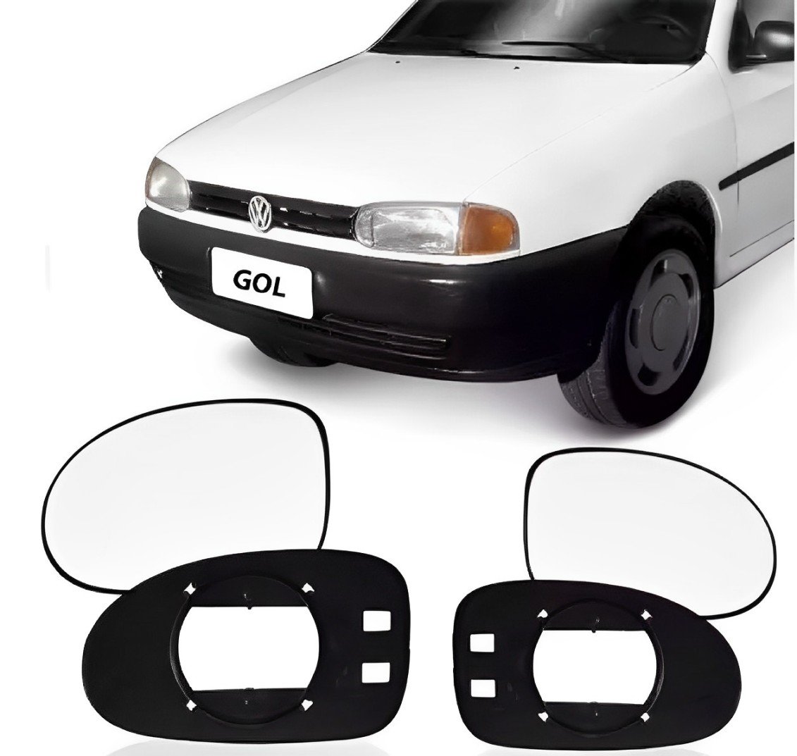 LENTE REFIL RETROVISOR COM BASE GOL BOLA 95/ PARATI 96/ 