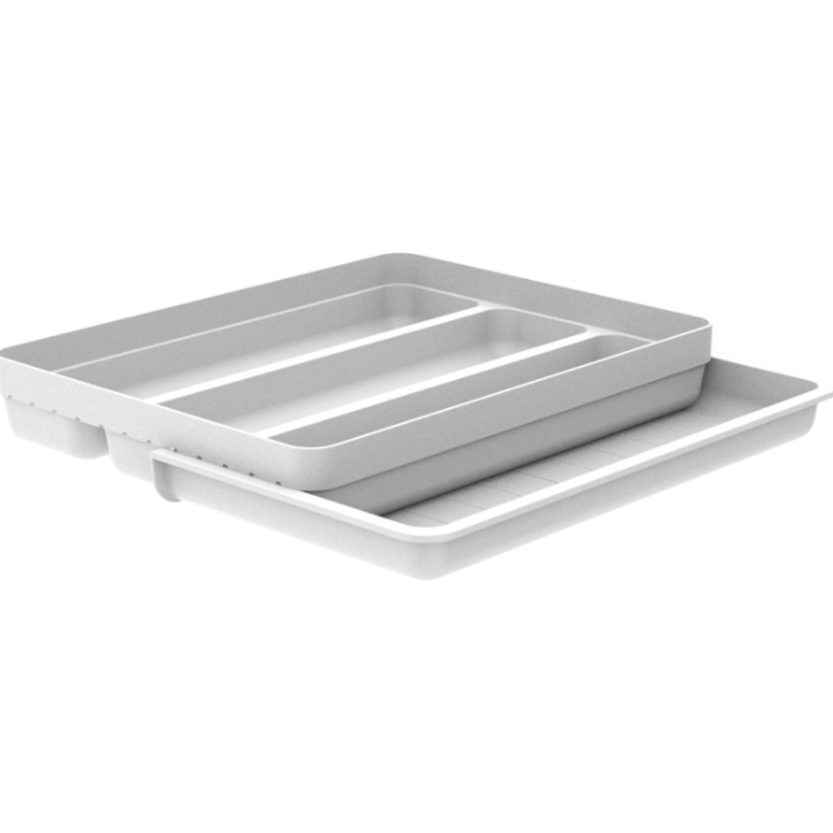 Organizador de utensilios com extensor LOGIC Branco OL750BCF