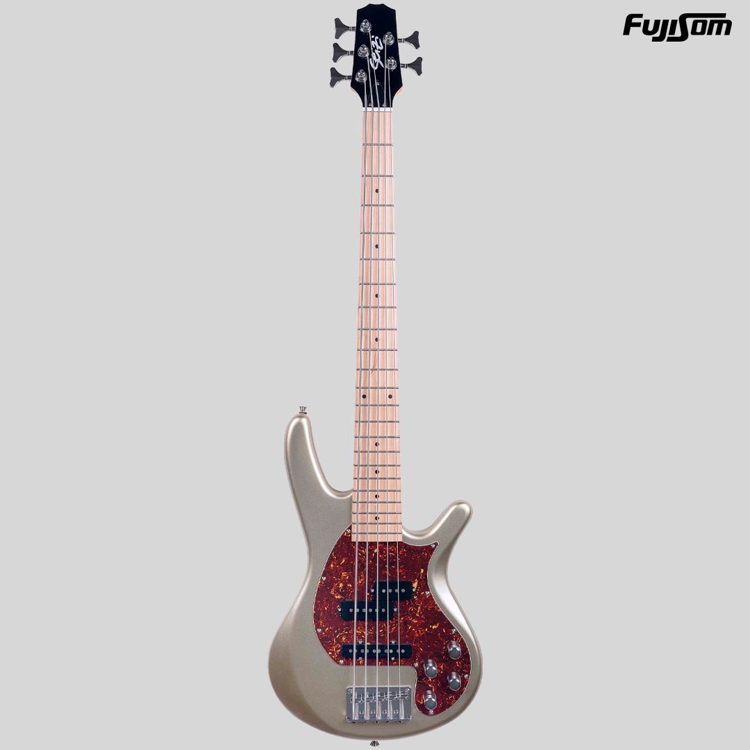 BAIXO SEIZI 5 CORDAS THUNDER PJ5 BASS TITANIUM 