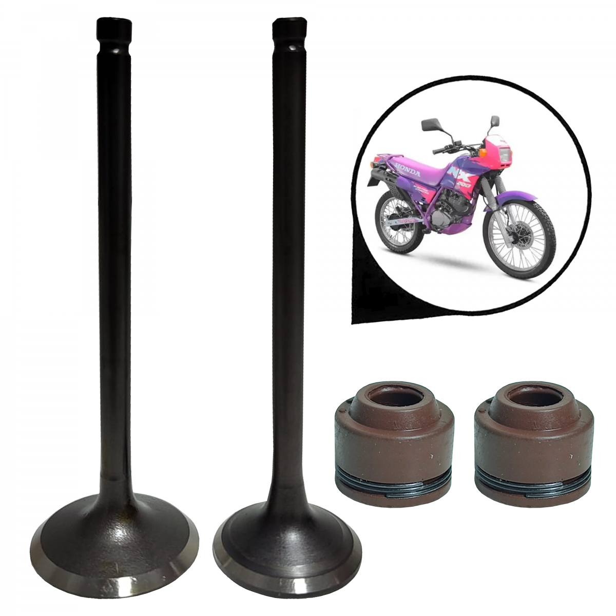 Kit Válvula Admissão Escape E Retentor Cbx200 Strada 2001