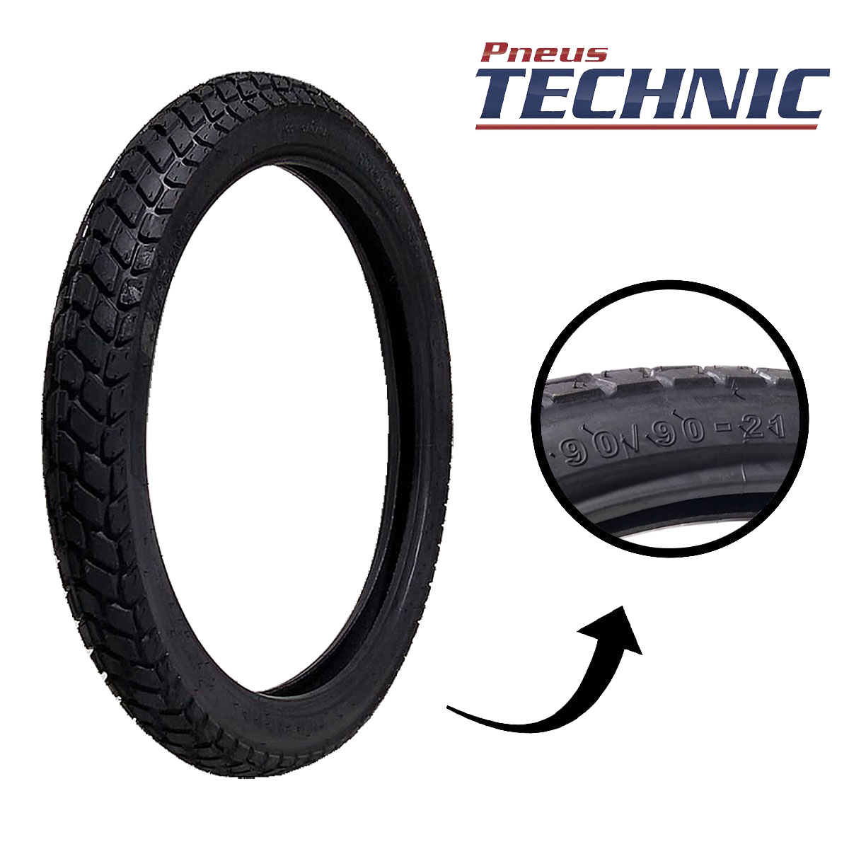 Pneu 90/90-21 Technic T&C