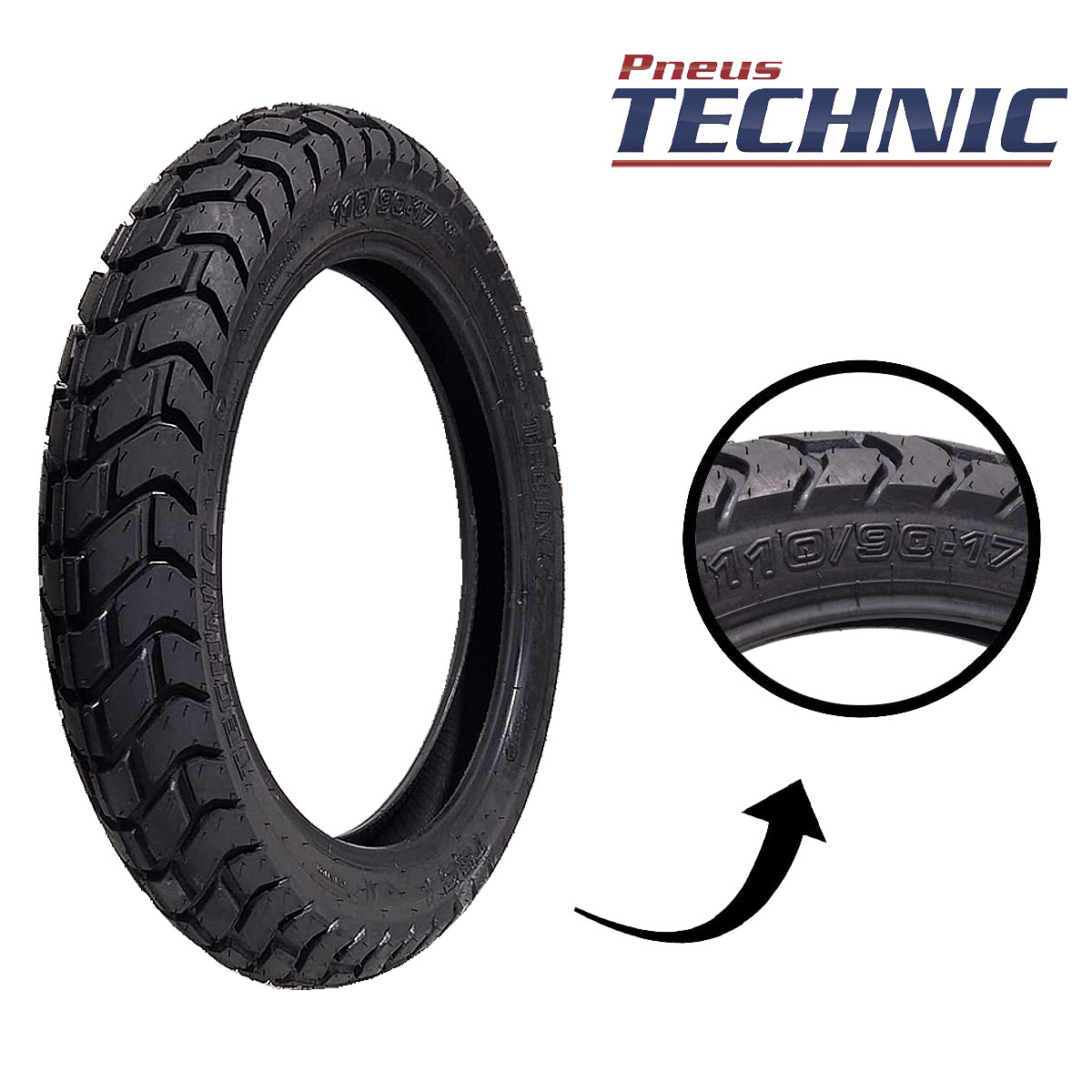 Pneu 110/90-17 Technic T&C