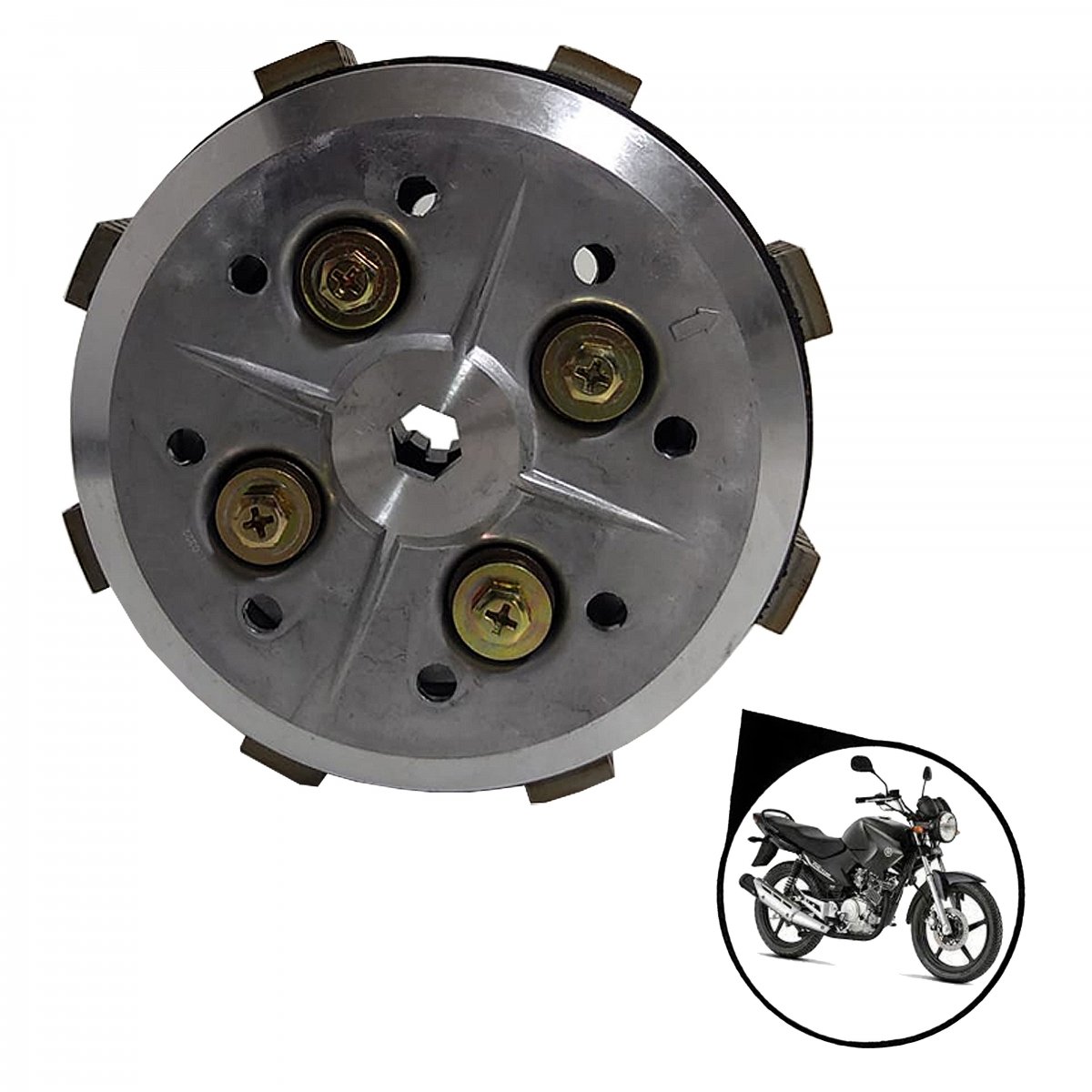 Embreagem Completa Ybr 125 Xtz 125 Factor 125 Modelo Original